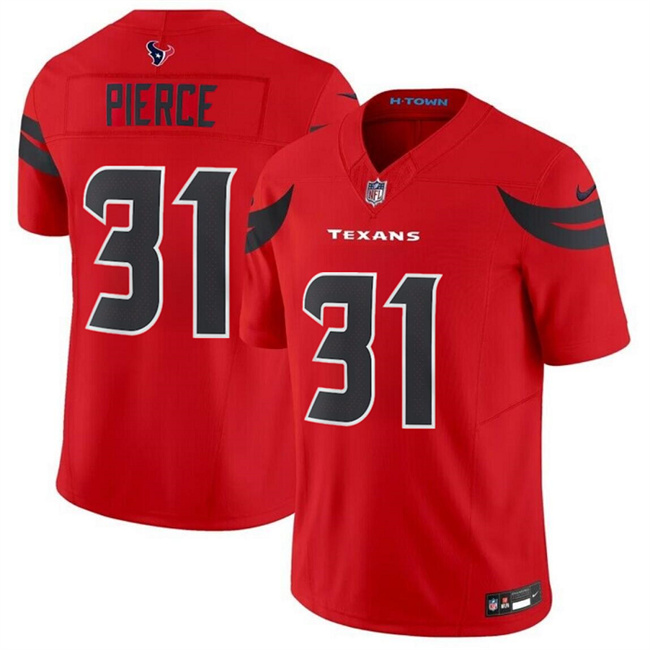 Youth Houston Texans #31 Dameon Pierce Red 2024 Alternate F.U.S.E Vapor Football Stitched Football Jersey